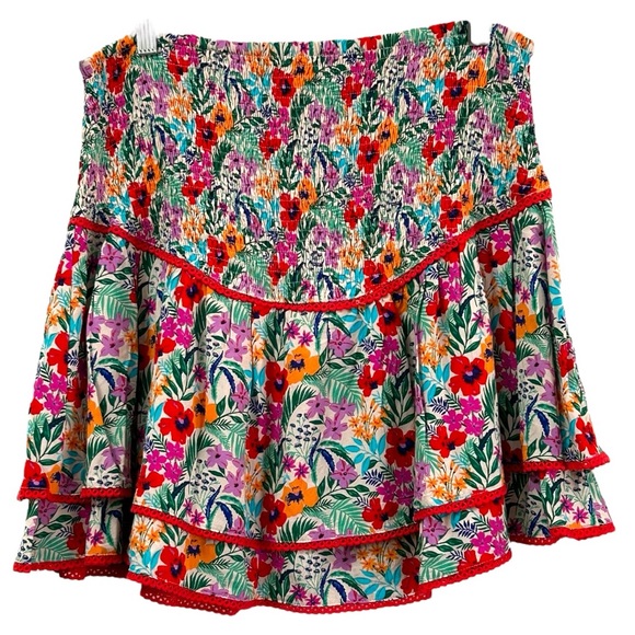Lost + Wander Women’s All Summer Long Floral Mini‎ Skirt   Sz 2X - Picture 2 of 5
